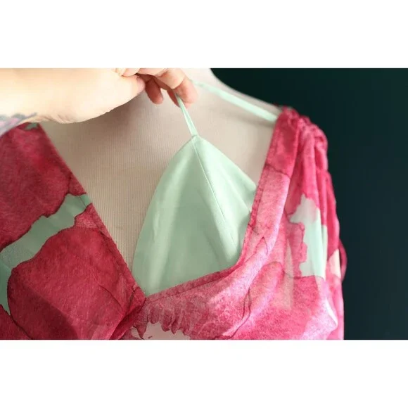 NWT Anthropologie Hutch Yael Sleeveless Maxi Dress Colorful Floral Boho XL - Picture 14 of 16